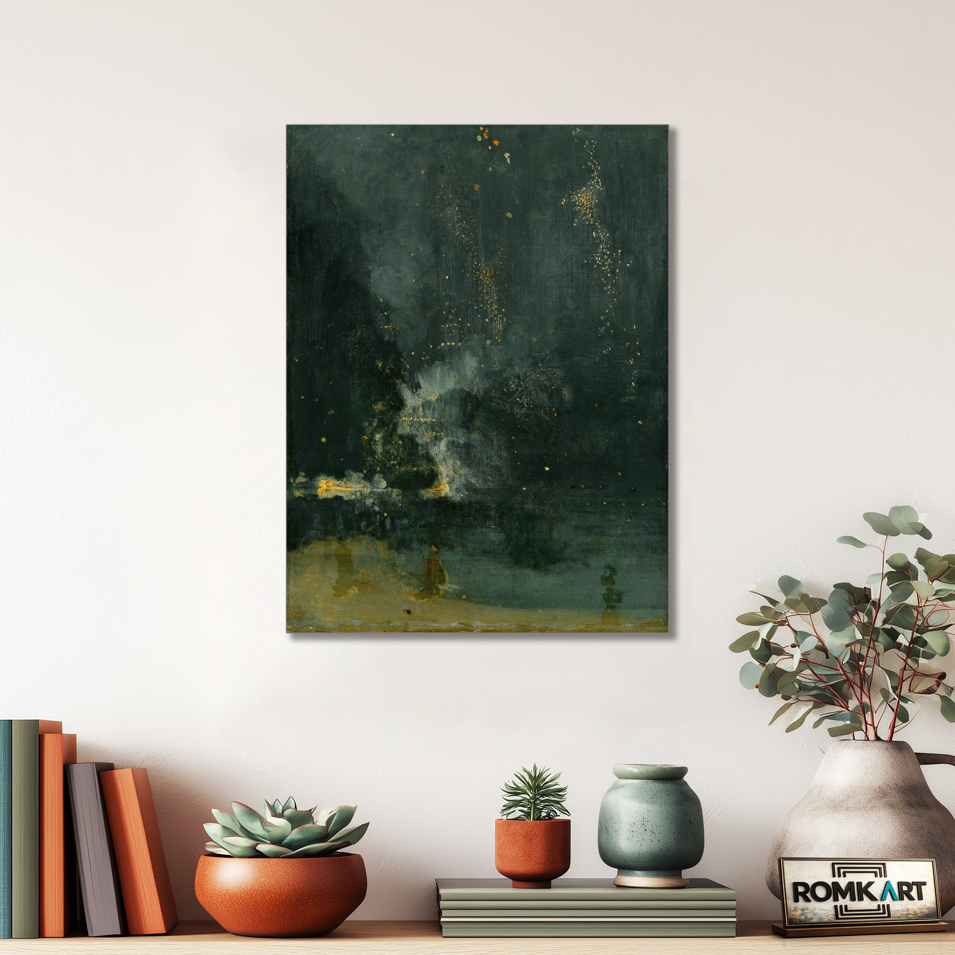 James Mcneill Whistler Nocturne In Black And Gold The Falling Rocket – Reproduction