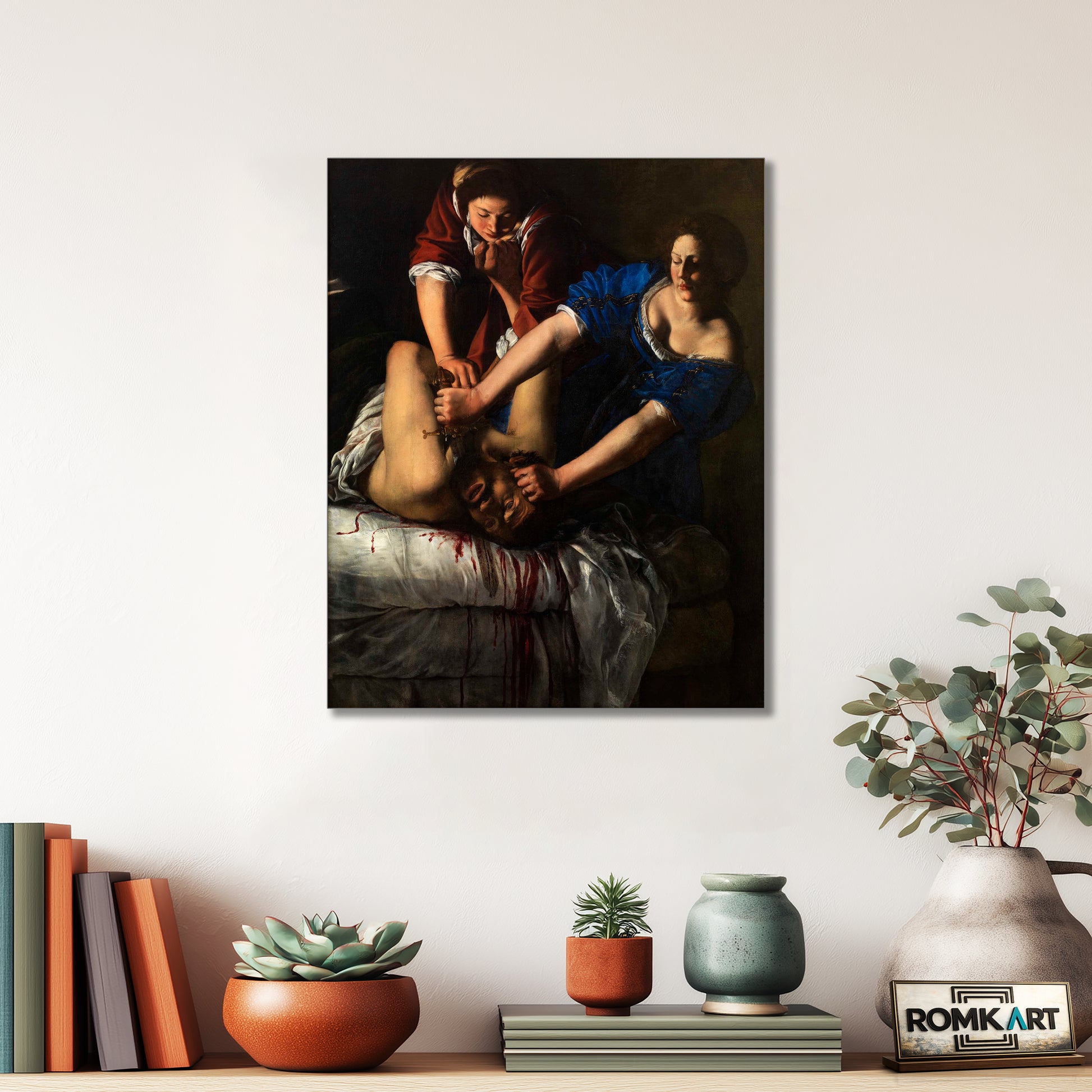 Artemisia Gentileschi Judith Beheading Holofernes 1613 Museo Di Capodimonte – Reproduction