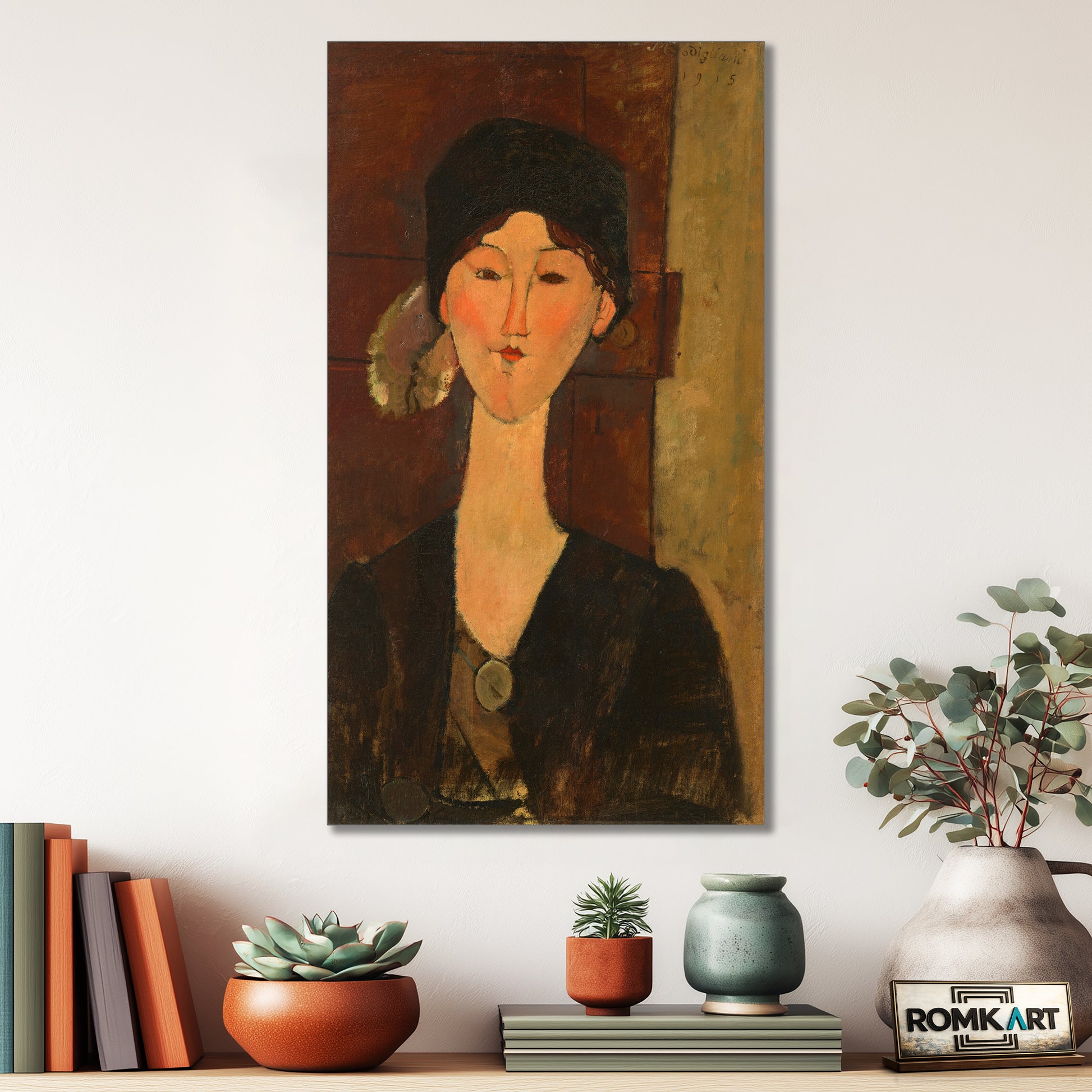 Amedeo Modigliani Beatrice Hastings Devant Une Porte – Reproduction