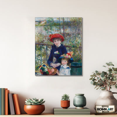 Pierre-auguste Renoir Two Sisters On The Terrace 1881 – Reproduction