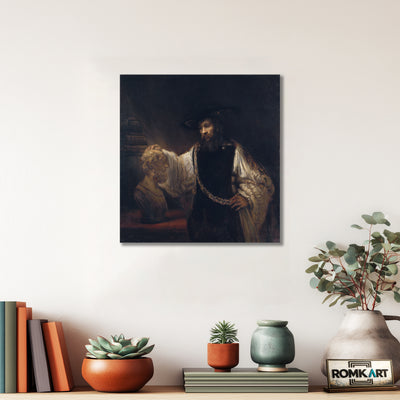 Rembrandt Aristotle With A Bust Of Homer 1653 – Reproduction
