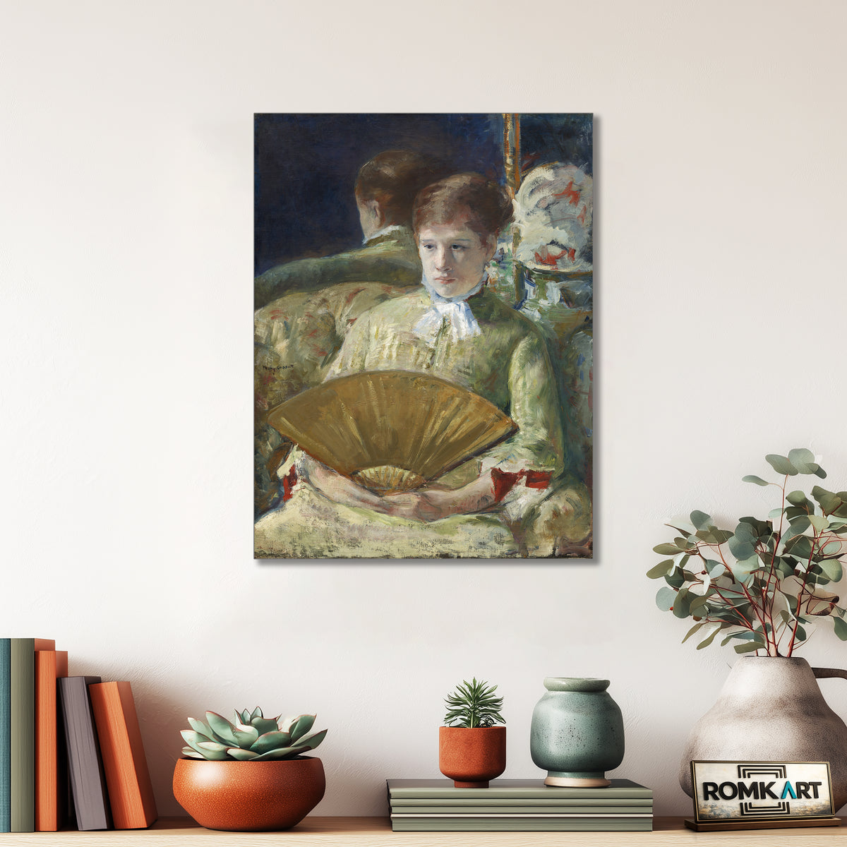Mary Cassatt Woman With A Fan 1878 - 1879 – Reproduction