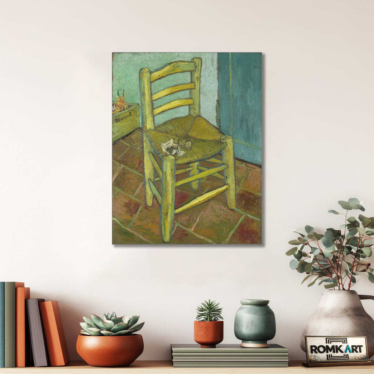 Vincent Van Gogh Chair With Pipe 1888 – Reproduction