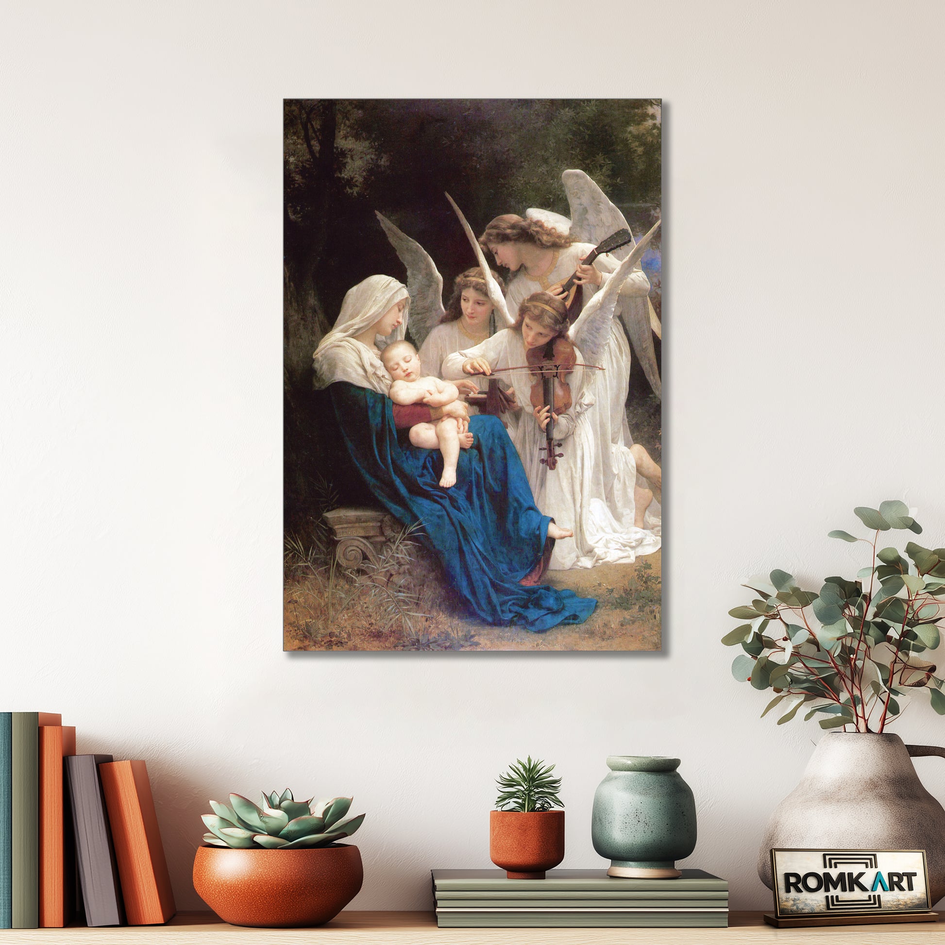William-adolphe Bouguereau Song Of The Angels – Reproduction
