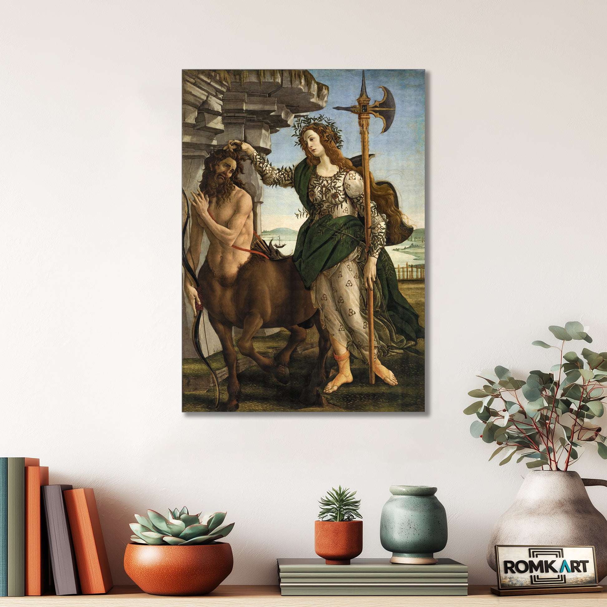 Sandro Botticelli Pallas And The Centaur 1482 – Reproduction