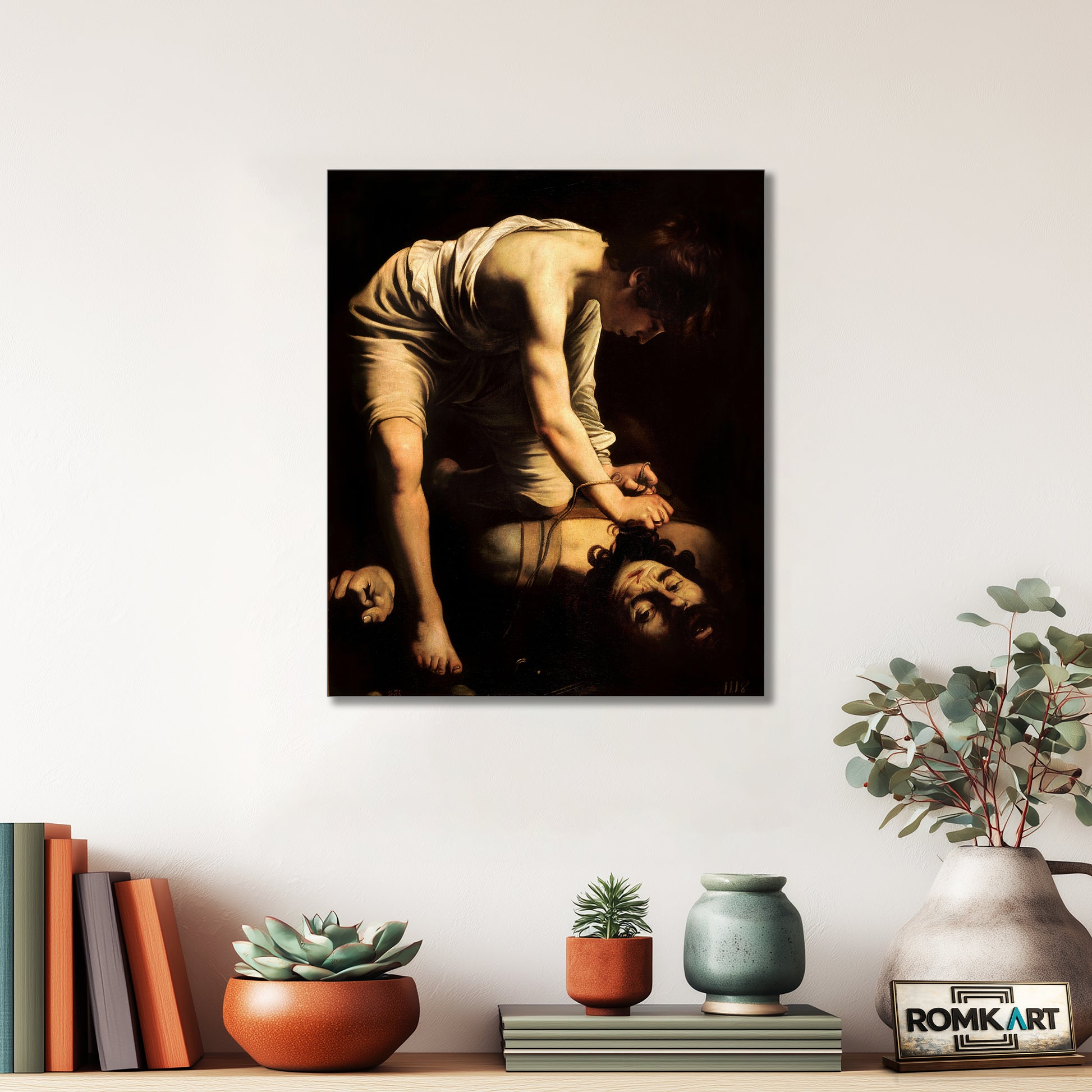 Caravaggio David And Goliath 1600 – Reproduction