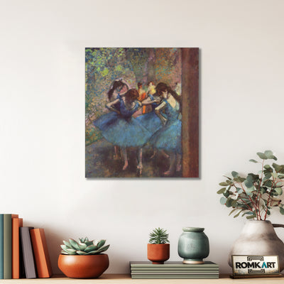 Edgar Degas Dancers In Blue 1890 – Reproduction