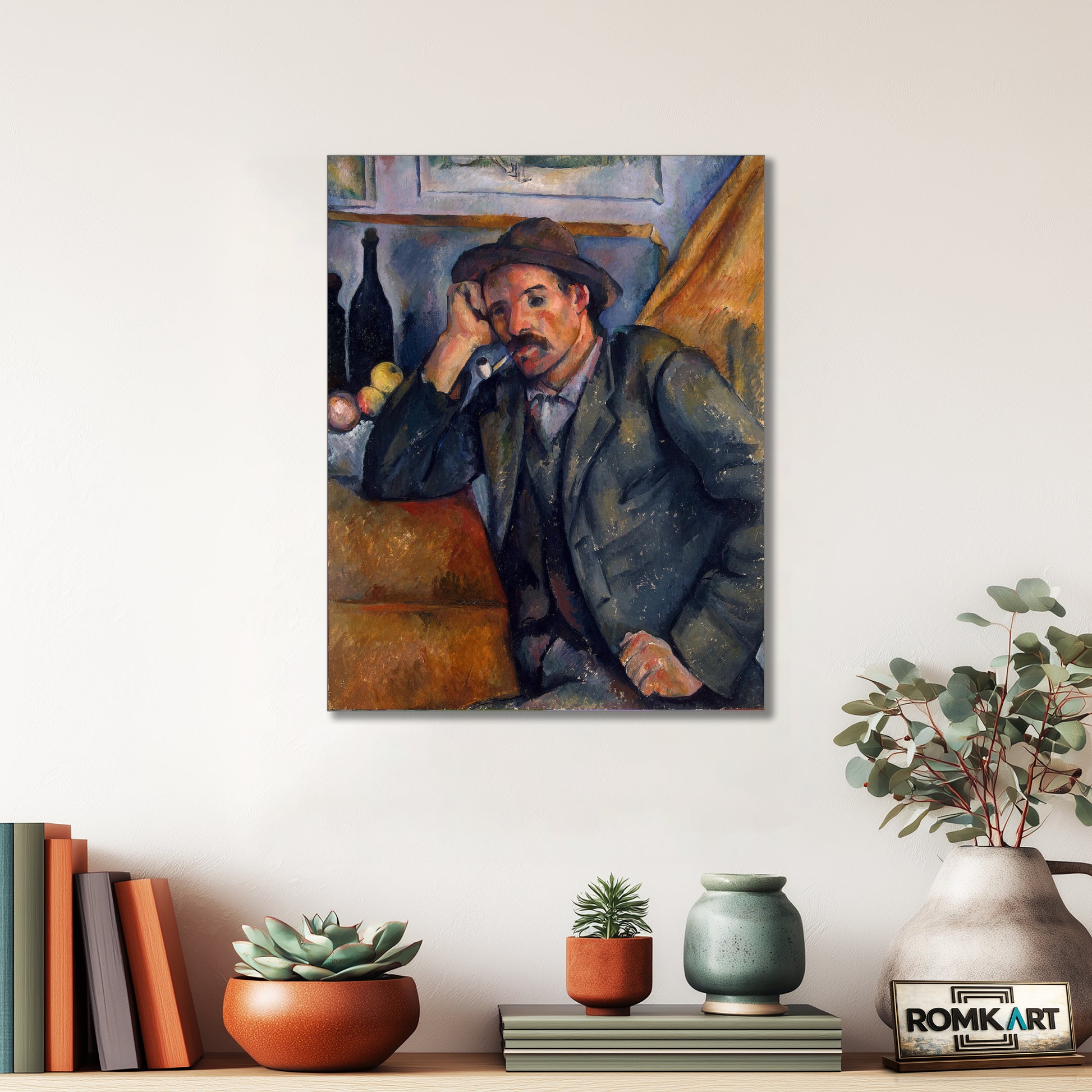 Paul Cezanne Le Fumeur De Pipe The Smoker – Reproduction