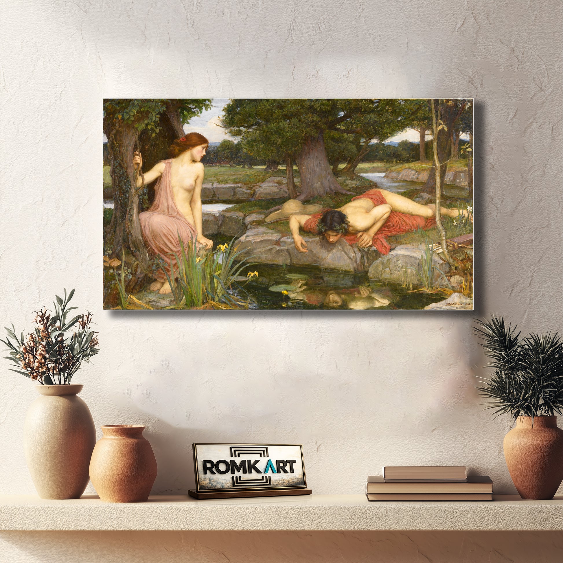 John William Waterhouse Echo And Narcissus 1903 – Reproduction