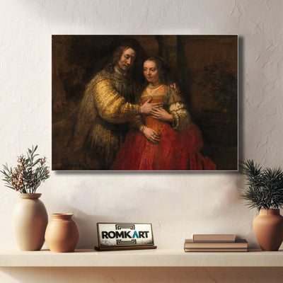 Rembrandt The Jewish Bride 1665-1669 – Reproduction