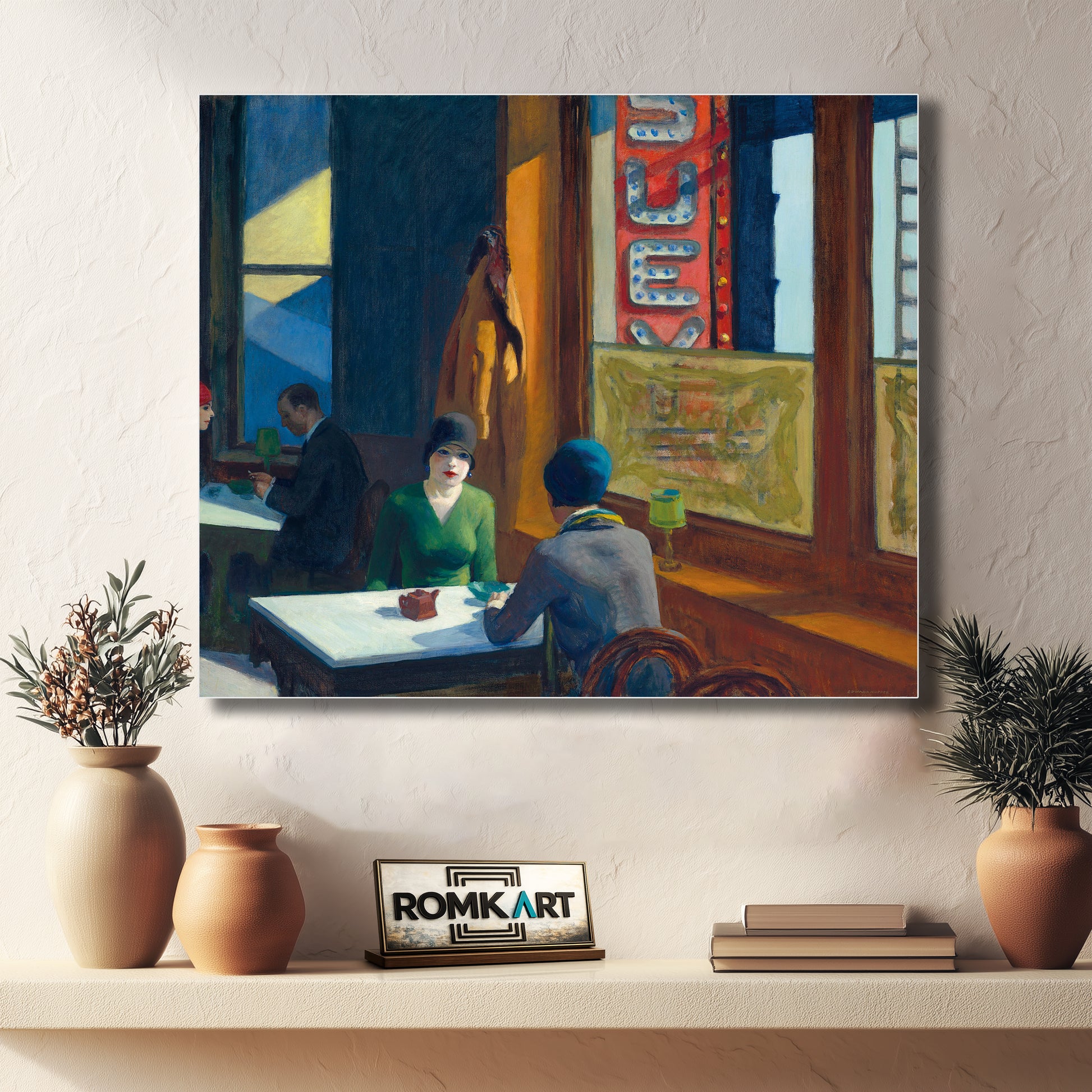 Edward Hopper Chop Suey 1929 – Reproduction