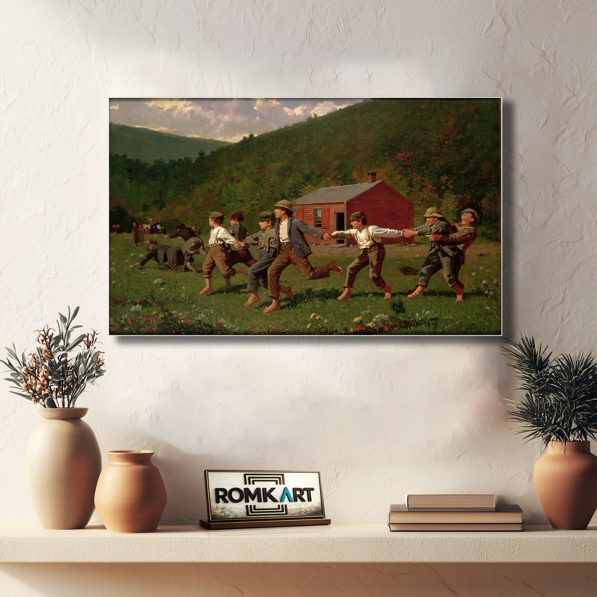 Winslow Homer Snap The Whip 1872 – Reproduction