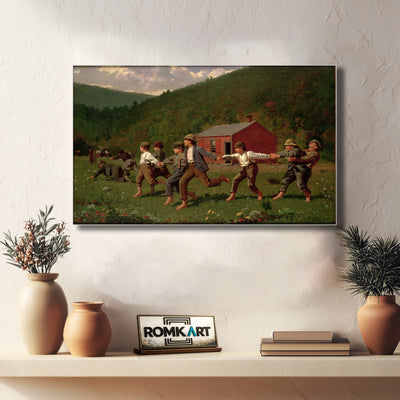 Winslow Homer Snap The Whip 1872 – Reproduction