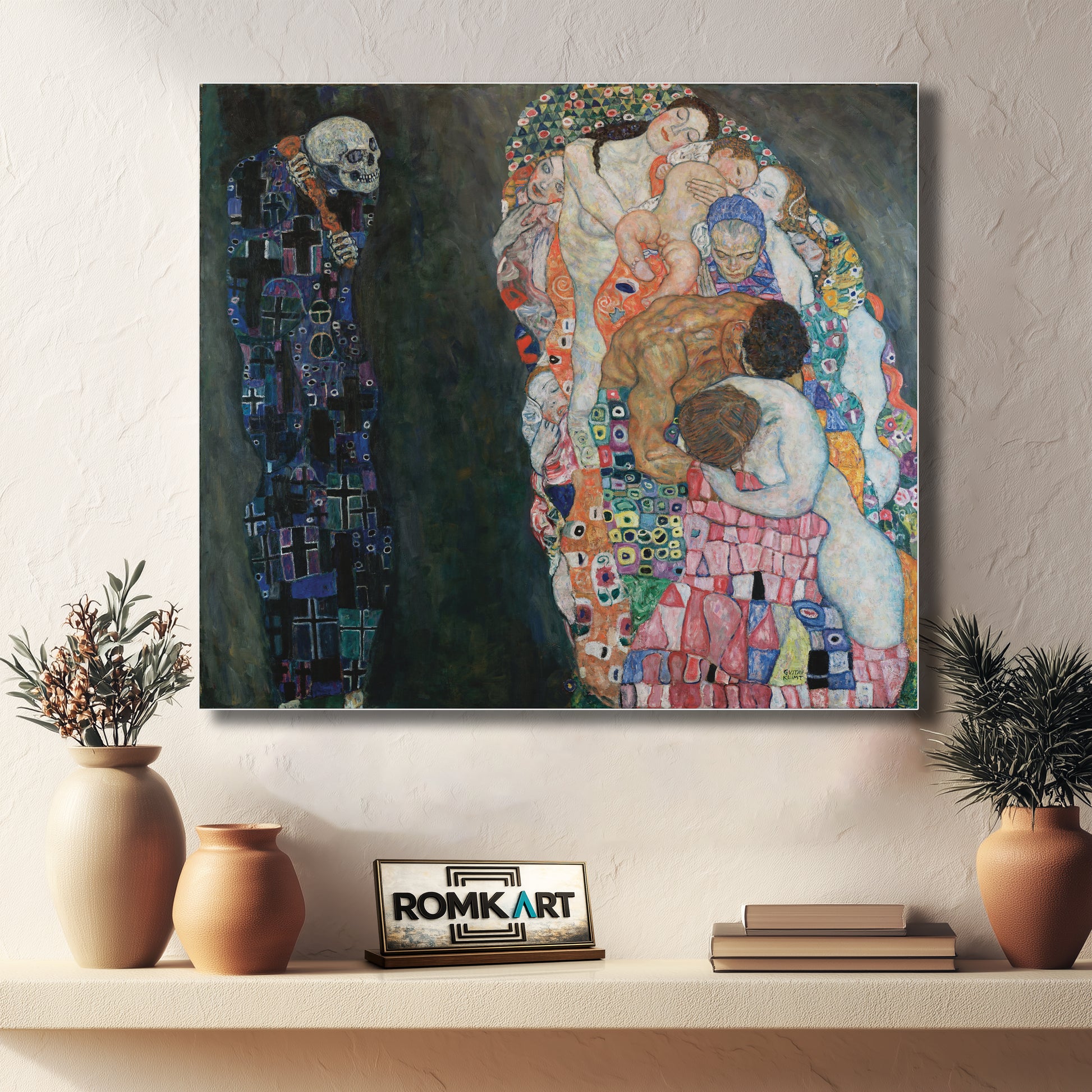 Gustav Klimt Death And Life C1910-1915 – Reproduction