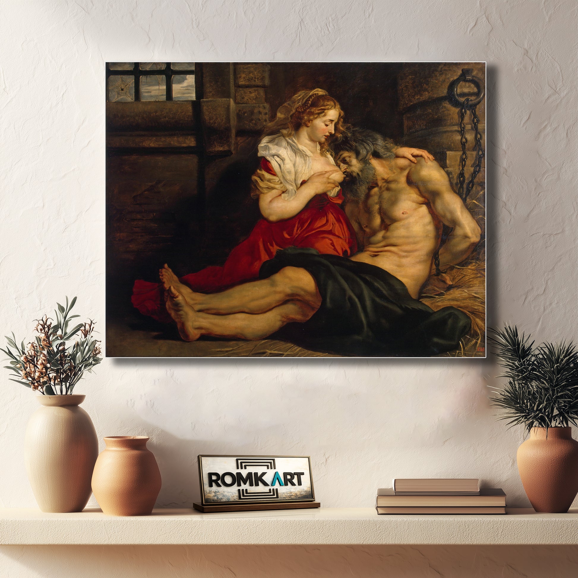 Peter Paul Rubens Roman Charity 1612 – Reproduction