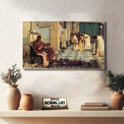 John William Waterhouse The Favourites Of The Emperor Honorius 1883 – Reproduction