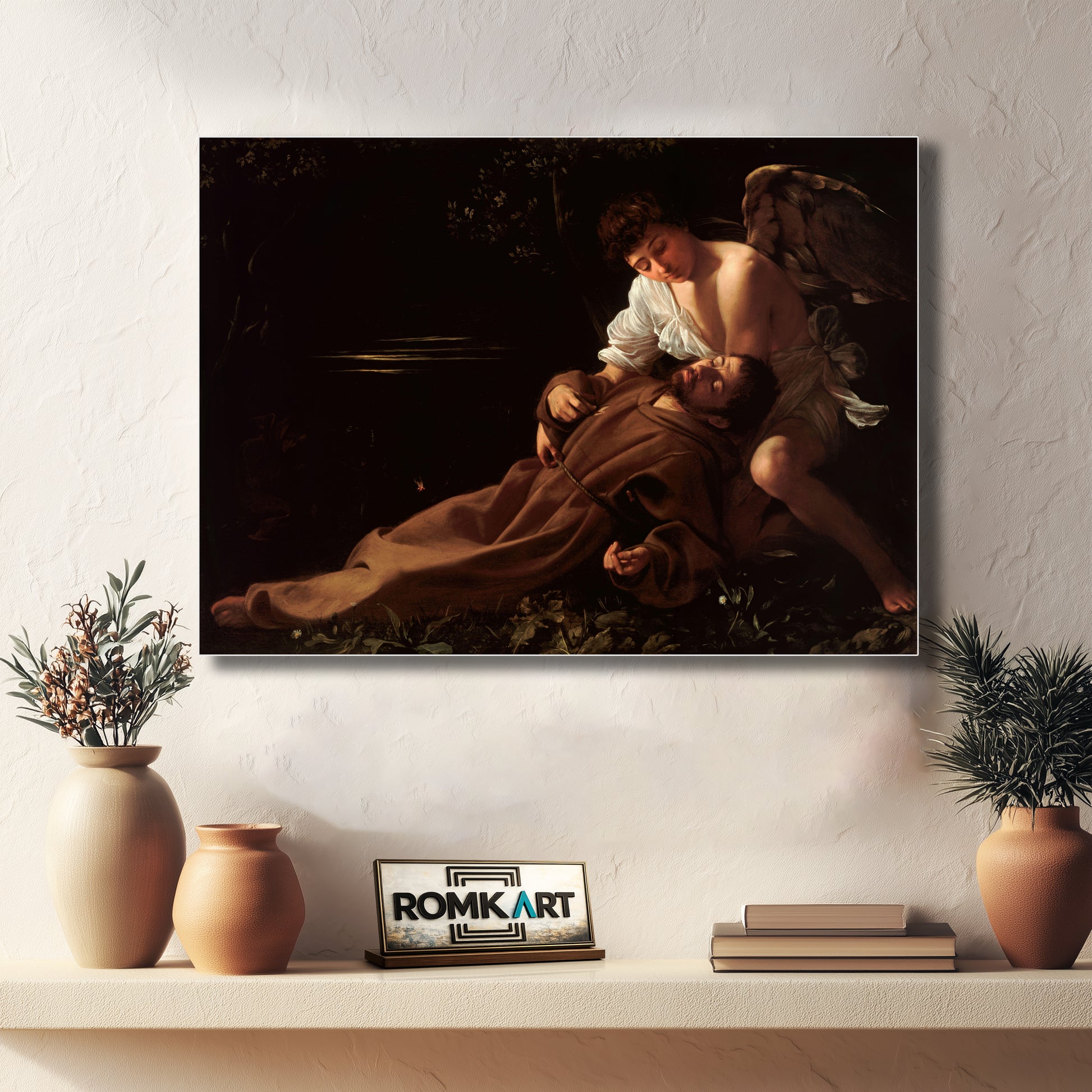 Caravaggio Saint Francis Of Assisi In Ecstasy – Reproduction