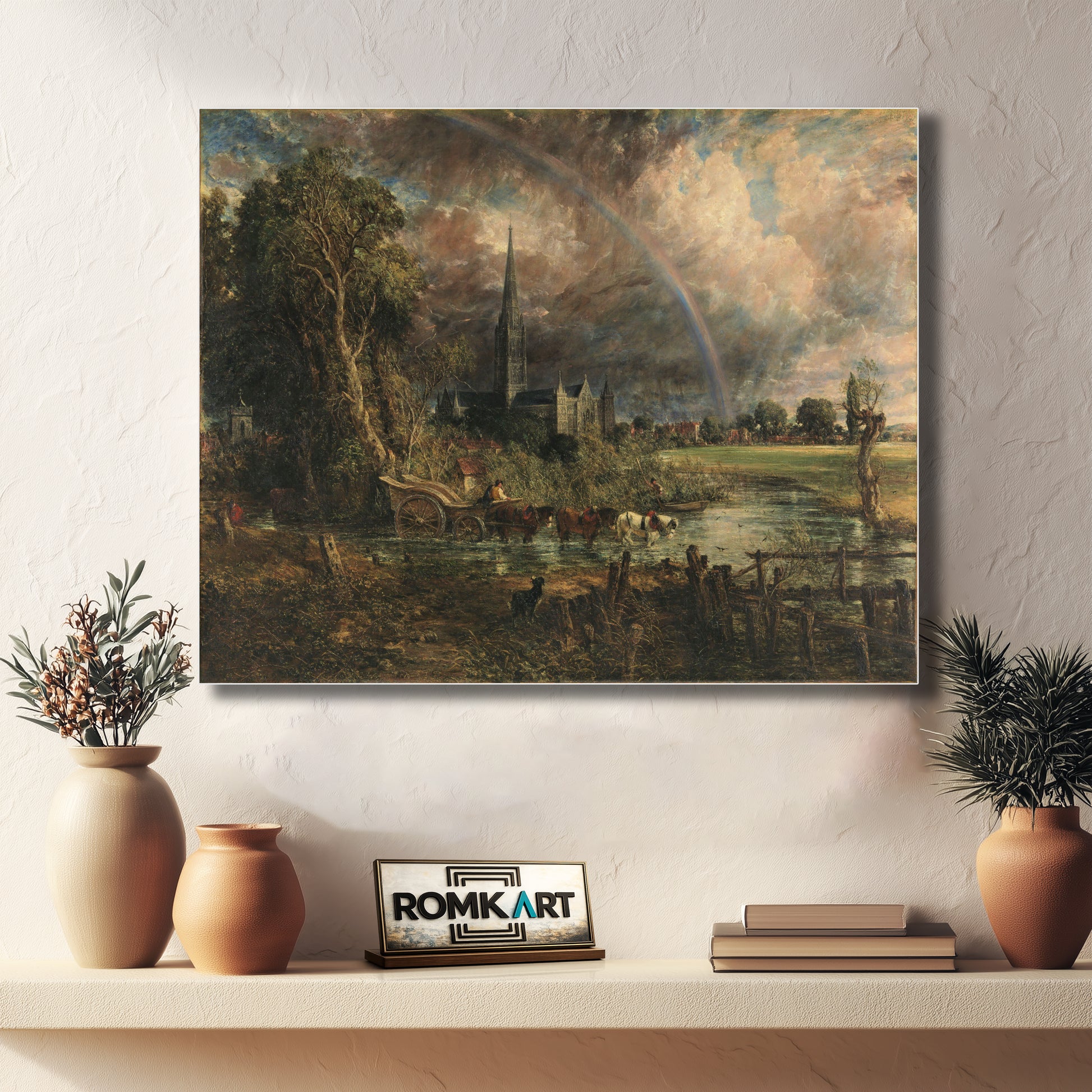 John Constable Salisbury Cathedral From The Meadows 1831 – Reproduction