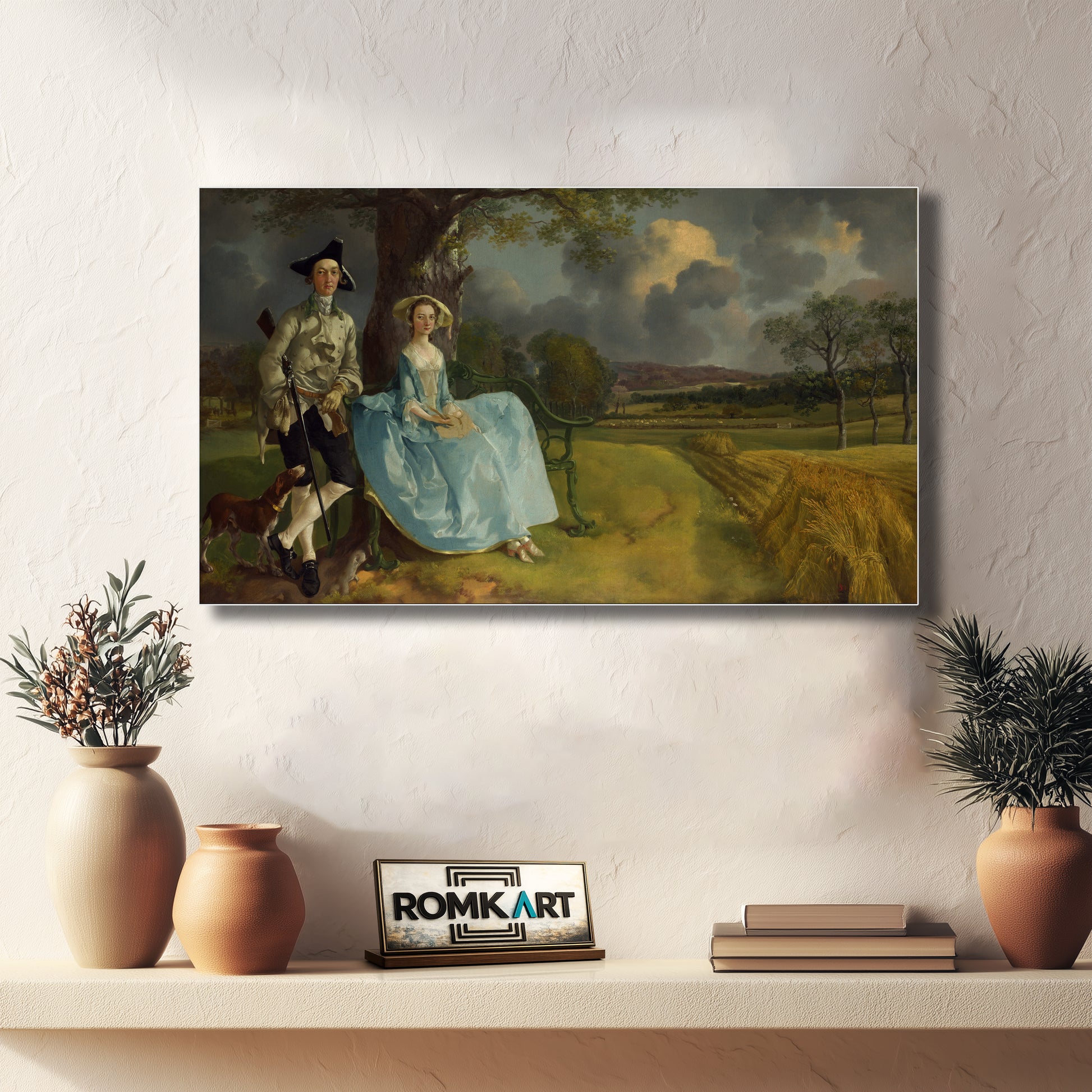 Thomas Gainsborough Mr And Mrs Andrews 1748 – Reproduction