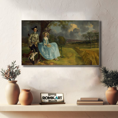 Thomas Gainsborough Mr And Mrs Andrews 1748 – Reproduction