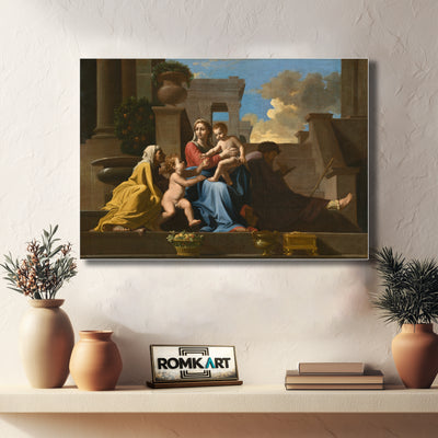 Nicolas Poussin The Holy Family On The Steps 1648 – Reproduction