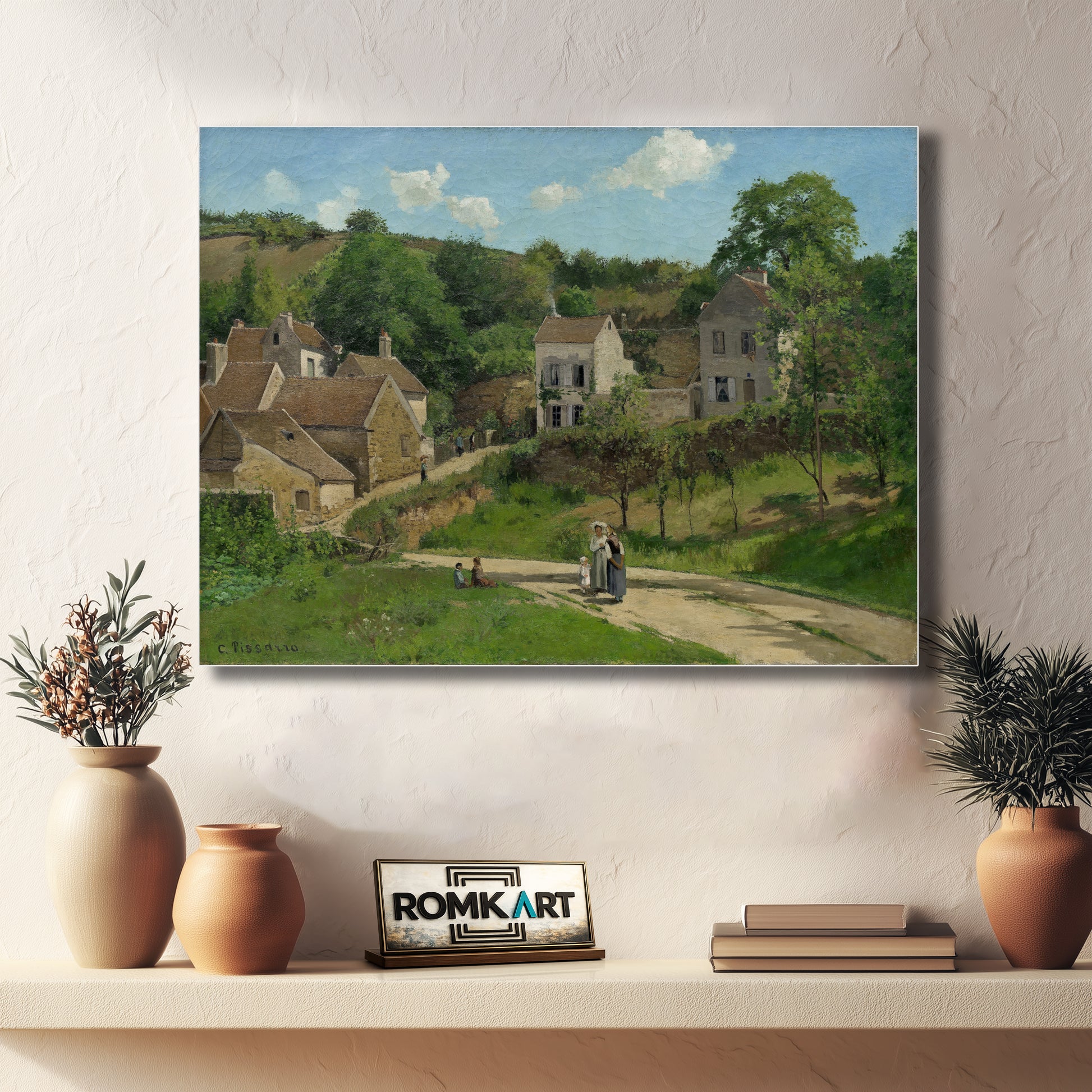 Camille Pissarro L'Hermitage à Pontoise 1867 – Reproduction