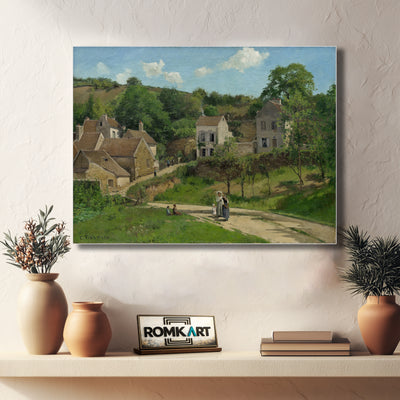 Camille Pissarro L'Hermitage à Pontoise 1867 – Reproduction