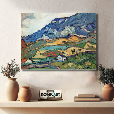 Vincent Van Gogh Les Alpilles Mountain Landscape At Saint-rmy 1989 – Reproduction