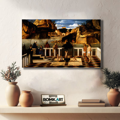 Giovanni Bellini Allegoria Sacra 1490-1499 – Reproduction