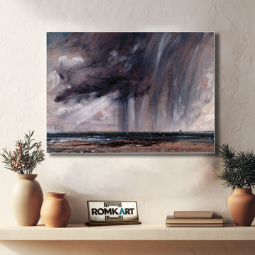 John Constable Rainstorm Over The Sea Ca 1824-1828 – Reproduction