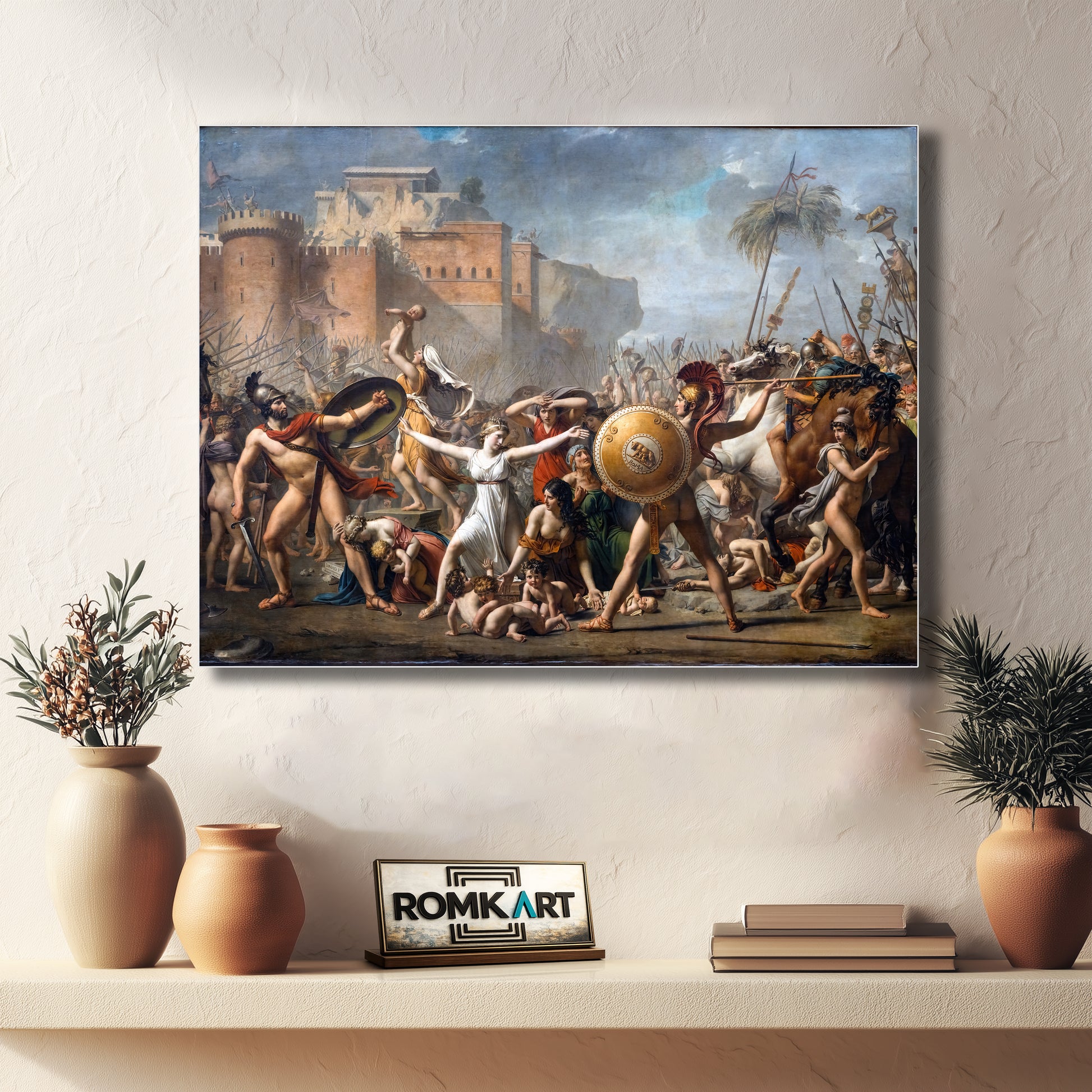 Jacques-louis David The Intervention Of The Sabine Women 1799 – Reproduction