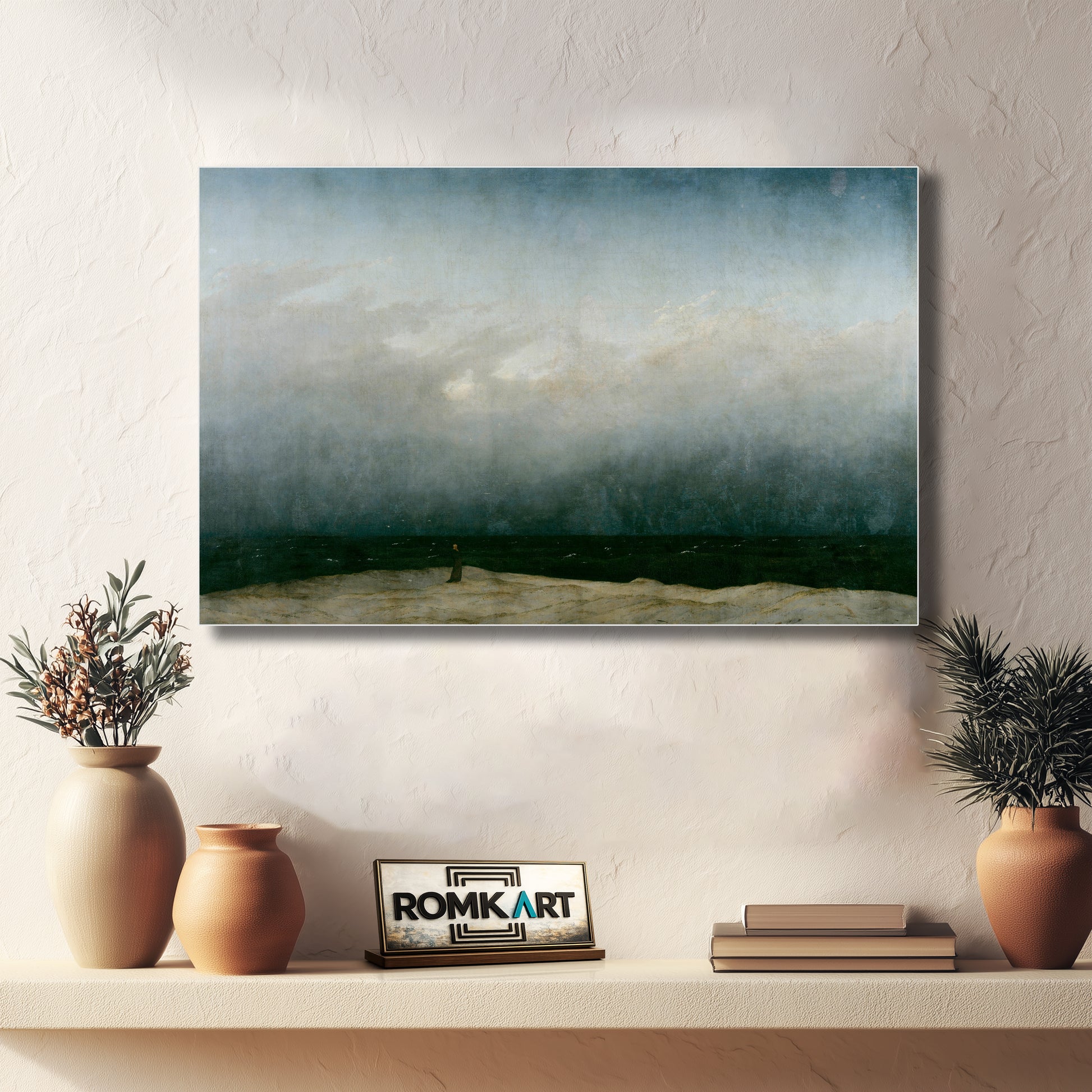 Caspar David Friedrich The Monk By The Sea 1808-1810 – Reproduction
