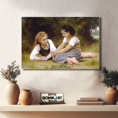 William Adolphe Bouguereau The Hazelnuts The Nut Gatherers 1882 – Reproduction