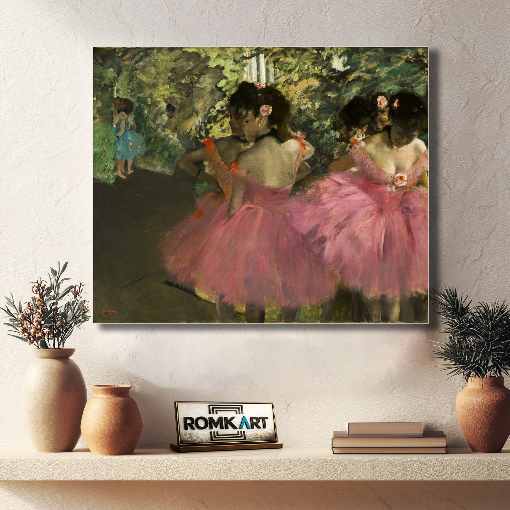 Edgar Degas Dancers In Pink C1876 – Reproduction