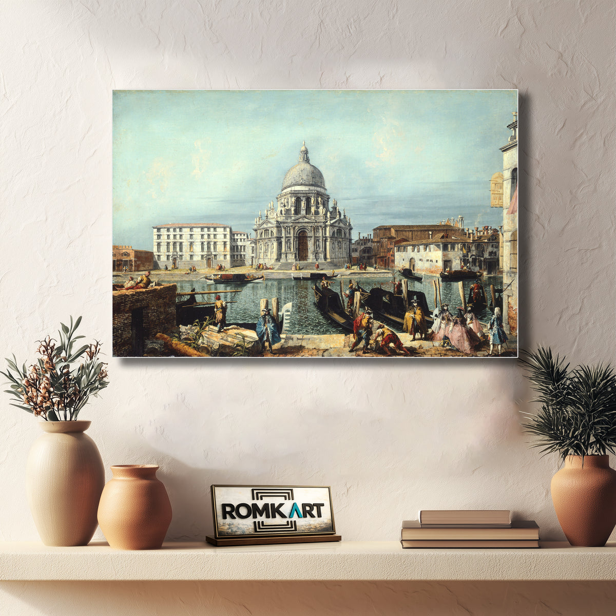 Canaletto Venice The Church Of Santa Maria Della Salute Venice – Reproduction