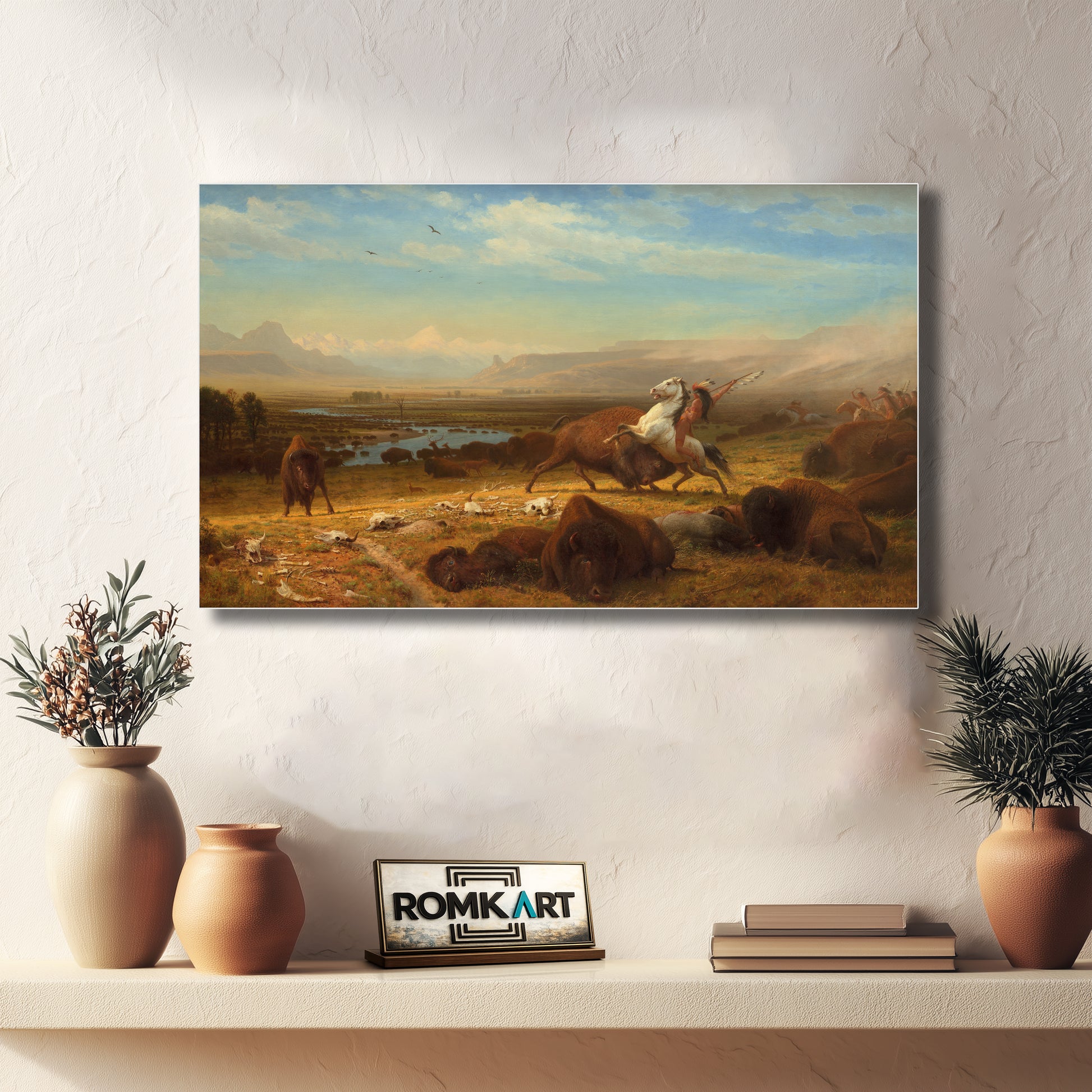 Albert Bierstadt The Last Of The Buffalo – Reproduction