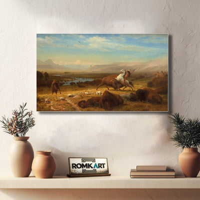 Albert Bierstadt The Last Of The Buffalo – Reproduction