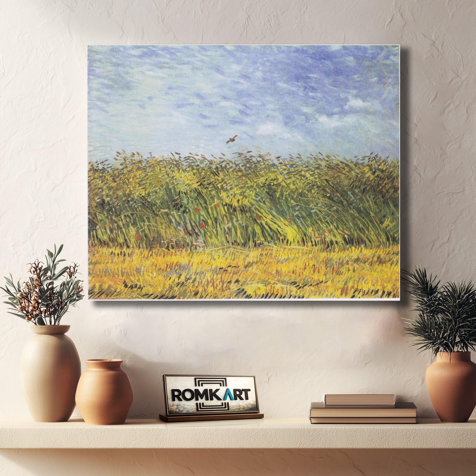 Vincent Van Gogh Wheat Field With A Lark 1887 – Reproduction