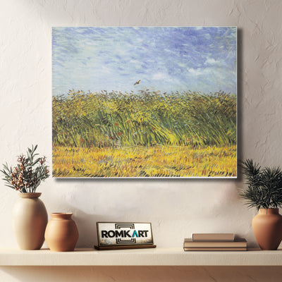 Vincent Van Gogh Wheat Field With A Lark 1887 – Reproduction