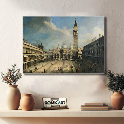 Canaletto Piazza San Marco Venice C1730-1734 – Reproduction