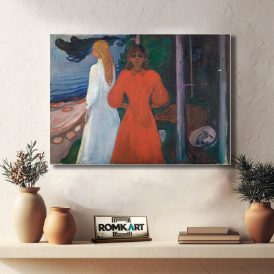 Edvard Munch Red And White 1900 – Reproduction