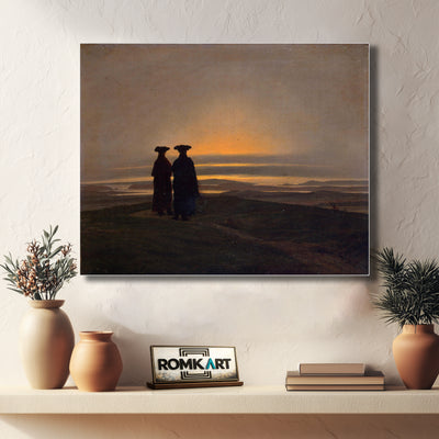 Caspar David Friedrich Sunset 1837 – Reproduction