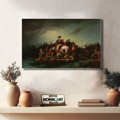 George Caleb Bingham Washington Crossing The Delaware 1856 – Reproduction