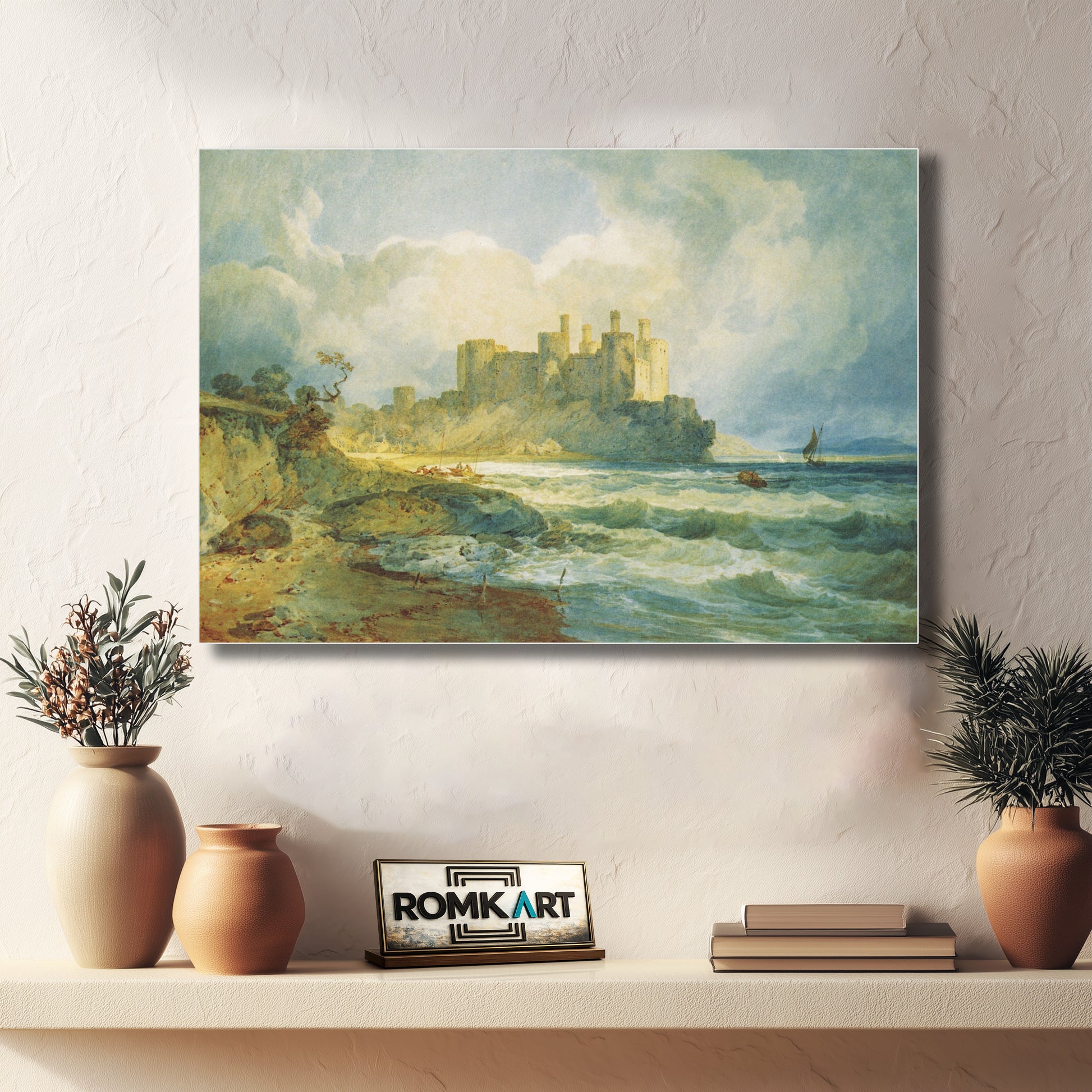 William Turner Conway Castle North Wales 1798 – Reproduction