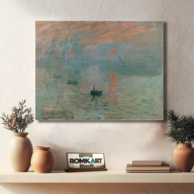 Claude Monet Impression Sunrise – Reproduction