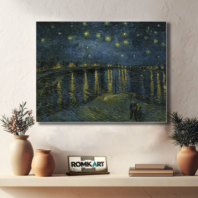 Vincent Van Gogh Starry Night Over The Rhone – Reproduction