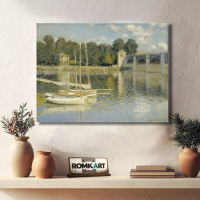 Claude Monet The Bridge At Argenteuil 1874 – Reproduction