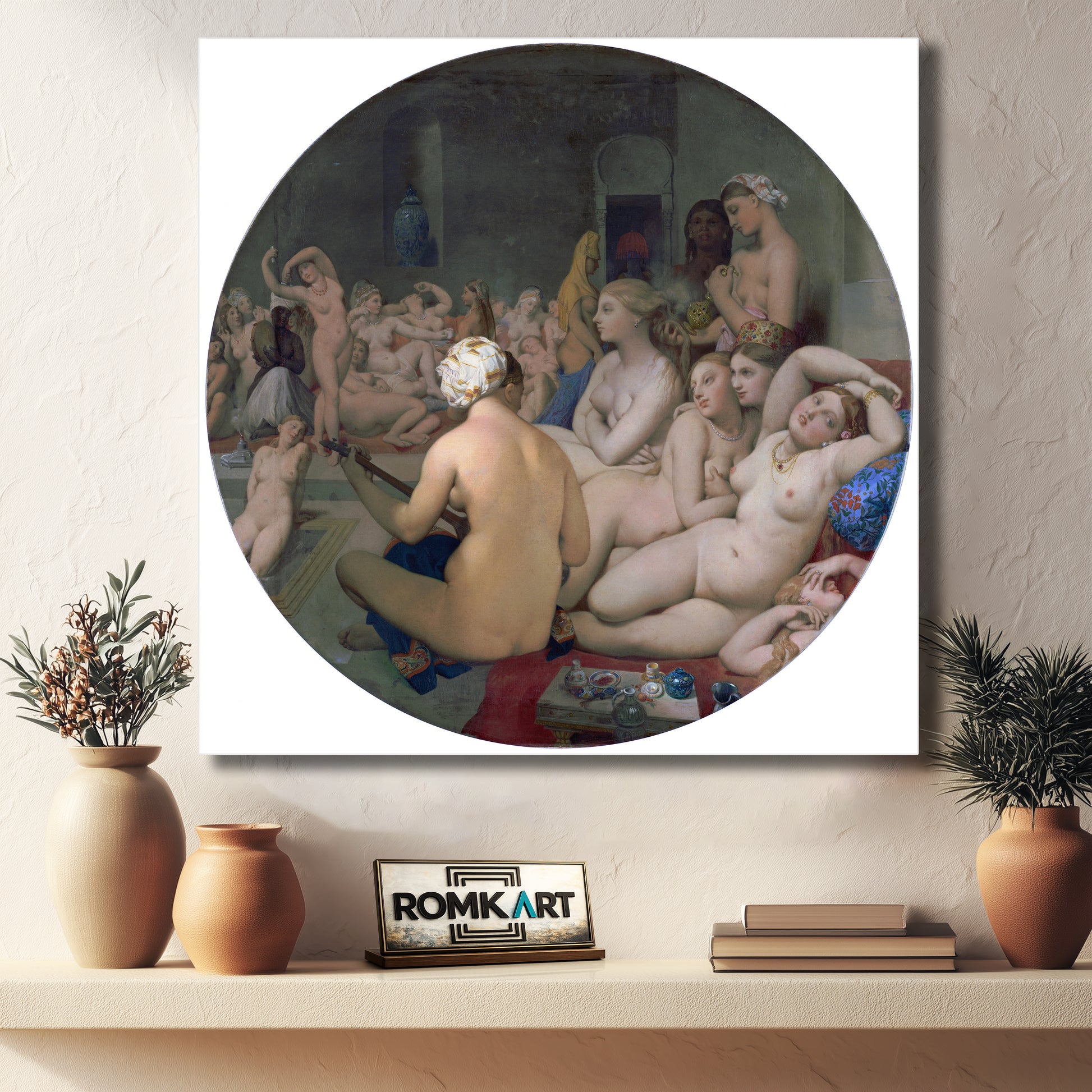 Jean Auguste Dominique Ingres The Turkish Bath 1814 – Reproduction