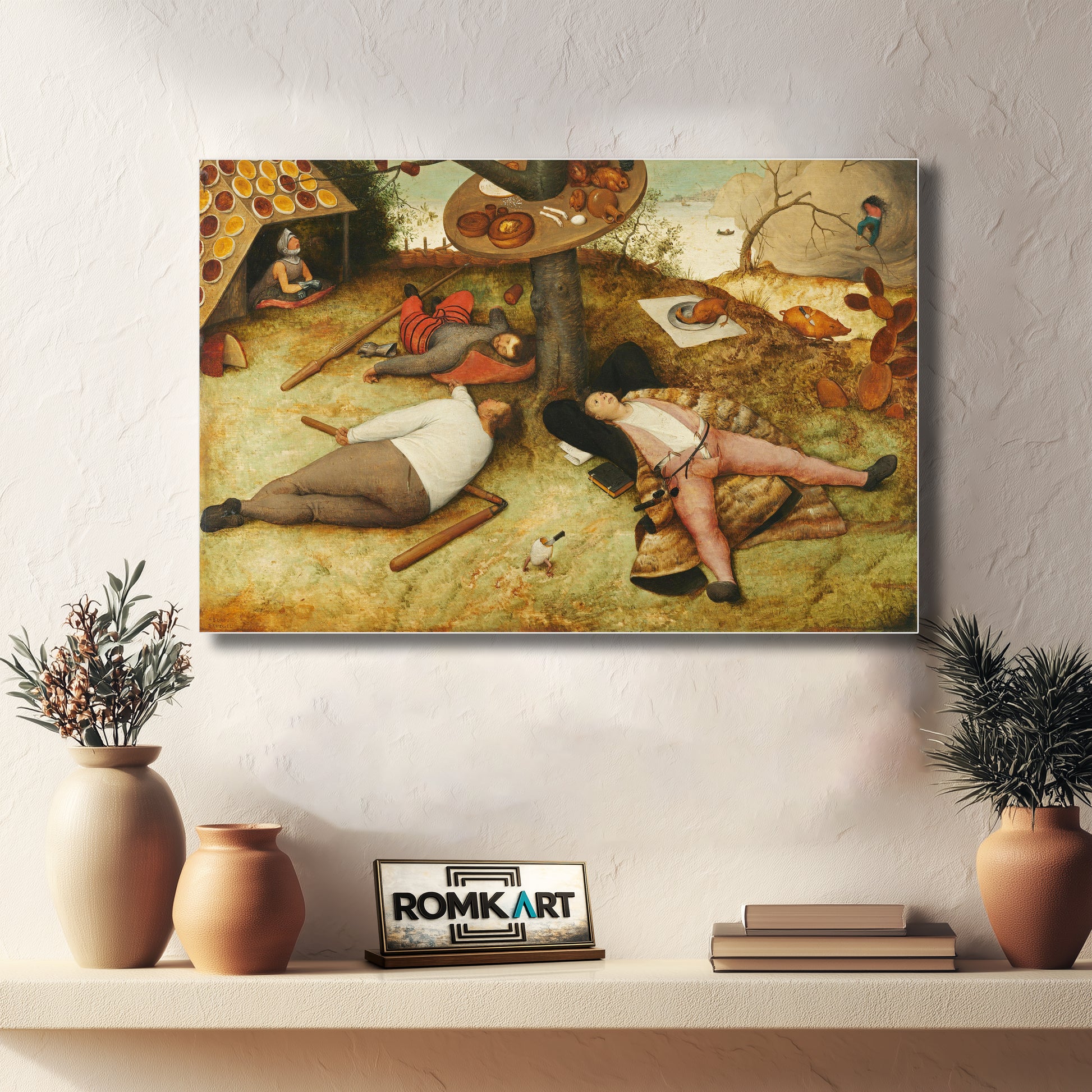 Pieter Brueghel The Elder The Land Of Cockaigne 1567 – Reproduction