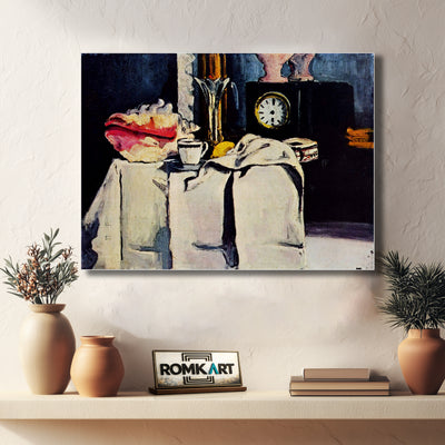 Paul Cezanne Pendule Noire Or The Black Marble Clock 1869-1871 – Reproduction
